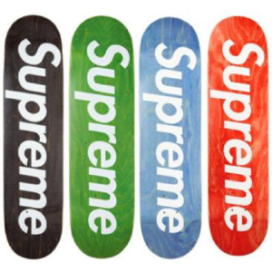 2008 - Supreme Stained Logo Supreme Skateboard Deck