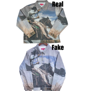 Supreme Cowboy Denim Work Jacket real vs fake